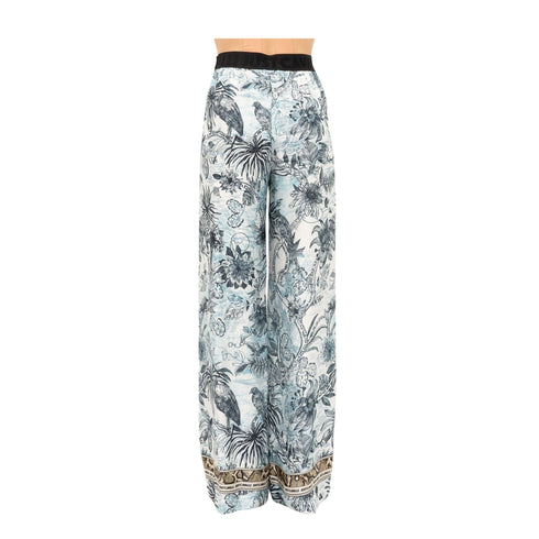 Just Cavalli Pantaloni Pantalone Donna Raso Strange Jungle 40 - Francavilla Moda